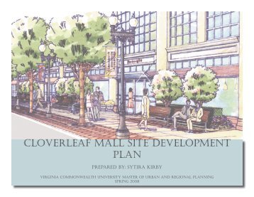 cloverleaf mall site development plan - College of Humanities and ...