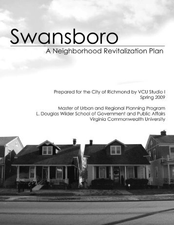 Swansboro Neighborhood Revitalization Plan - College of ...