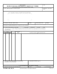 DA Form 1380 - Army ROTC