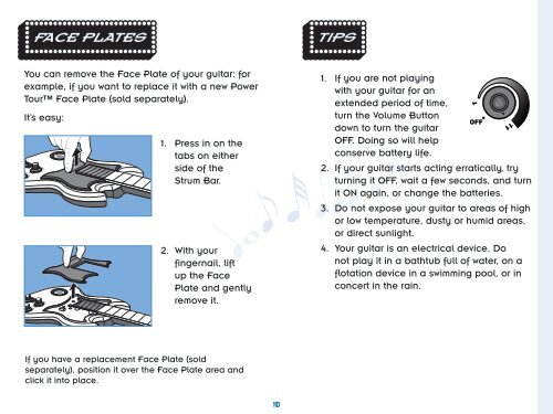 Power Tour Guitar Instructions - Hasbro