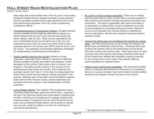 Hull Street Road Revitalization Plan - College of Humanities and ...