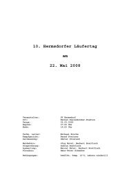 10. Hermsdorfer Läufertag am 22. Mai 2008 - Hasentallauf