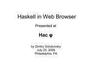 Haskell in Web Browser