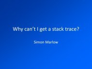 How do we get a stack trace in a lazy functional language? - Haskell