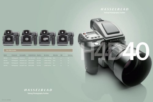 Die H4D-Familie - Hasselblad