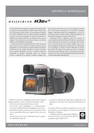 AppAreils numériques - Hasselblad