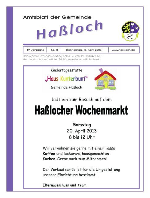 Nr. 16 - Gemeinde Haßloch