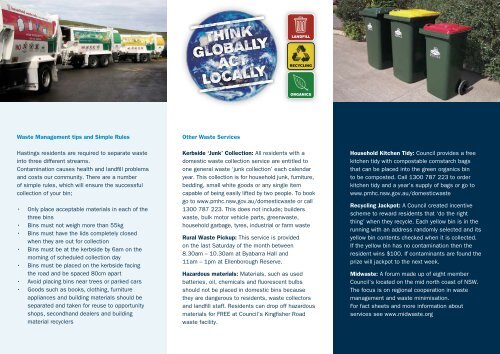 The Three-Bin System What goes in the Bin? - Hastings Council
