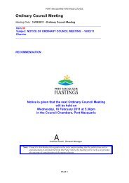 Ordinary Council Meeting - Hastings Council - NSW Government