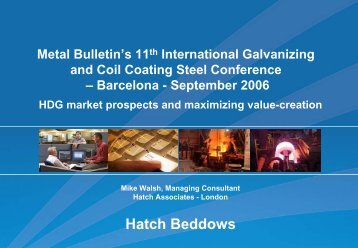 HDG market prospects and maximizing value-creation - Hatch