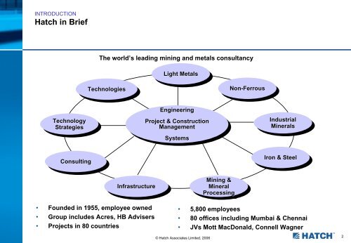 Presentation: The Global Steel Context and India's Position ... - Hatch