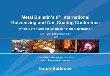 Galvanizing and Coil Coating Conference - Hatch