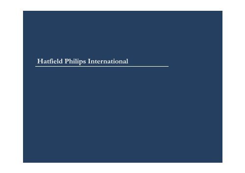 Windermere XIV Noteholder Meeting - Hatfield Philips