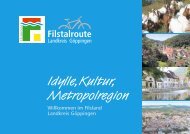 Filstalroute Landkreis Göppingen: Idylle, Kultur, Metropolregion