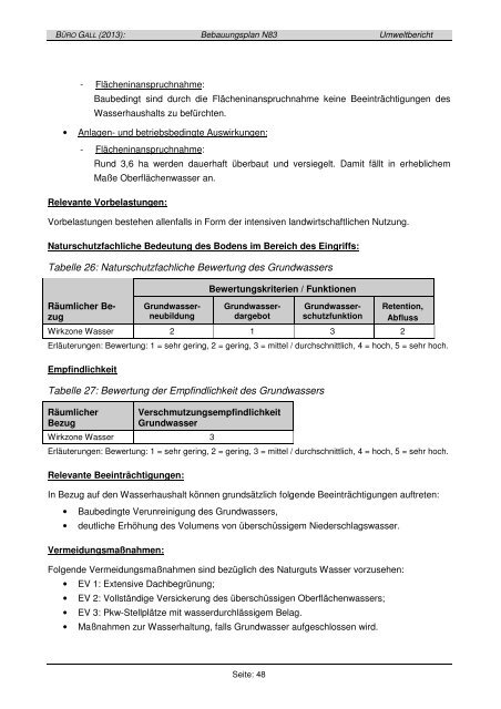 Umweltbericht Büro Gall - Freiraumplanung und ... - Stadt Hattersheim