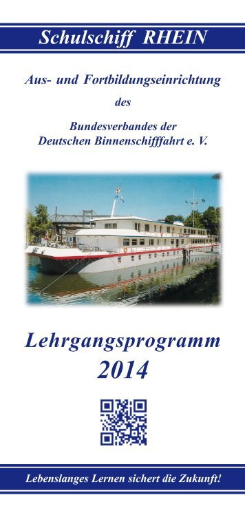 Lehrgangsprogramm 2014