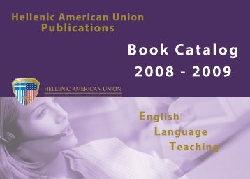 2008 - 2009 Book Catalog - Hellenic American Union