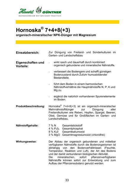 Hornoska 7+4+8(+3) - Hauert Günther