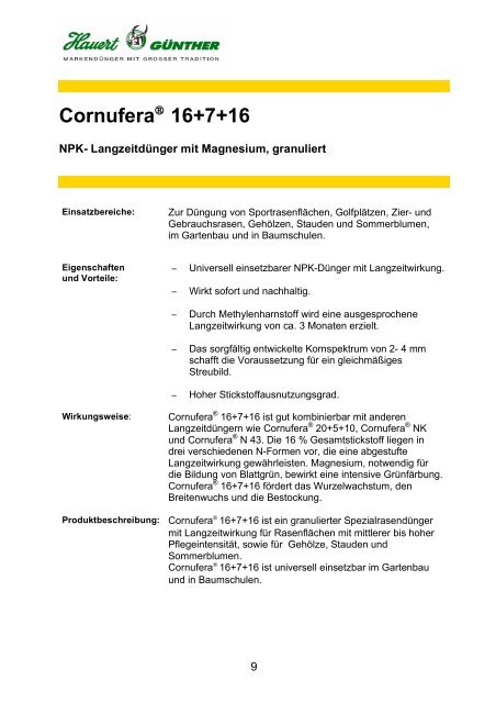 Cornufera 16+7+16 - Hauert Günther