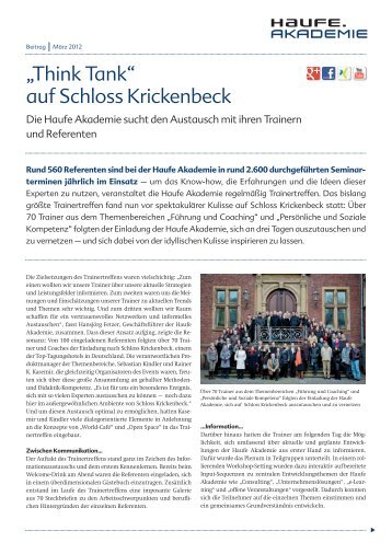 Lesen Sie hier den Fachbeitrag - Haufe Akademie