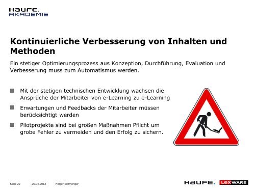 Präsentation als PDF herunterladen - Haufe Akademie