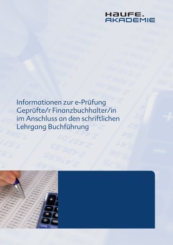 Informationen zur e-Prüfung Geprüfte/r ... - Haufe Akademie