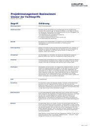 Projektmanagement Basiswissen Glossar der ... - Haufe Akademie