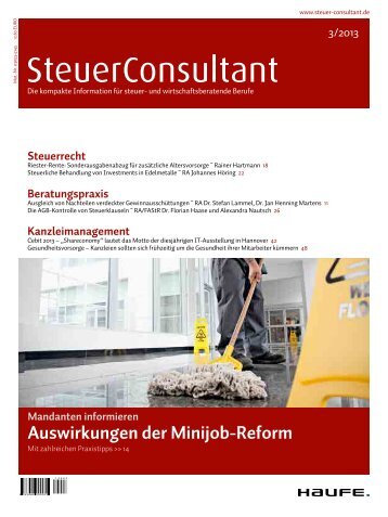 SteuerConsultant - Haufe.de