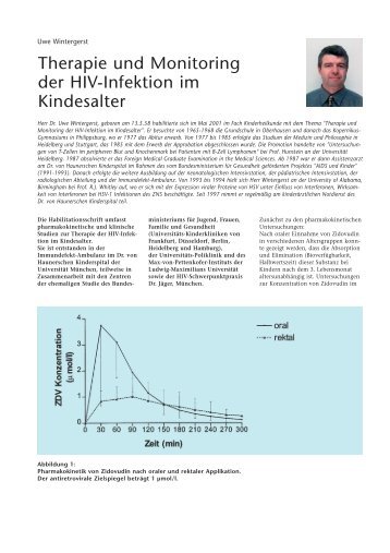 Therapie und Monitoring der HIV-Infektion im ... - Hauner Journal