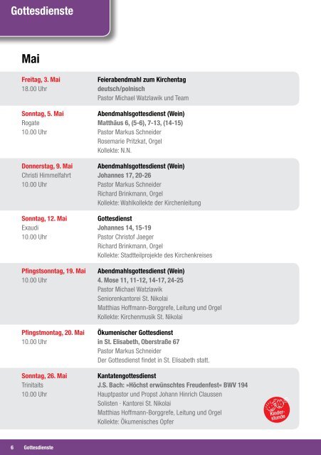 Programm 1/2013 - Hauptkirche St. Nikolai