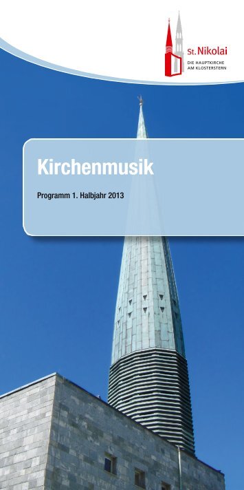 Kirchenmusik an der Hauptkirche St. Nikolai