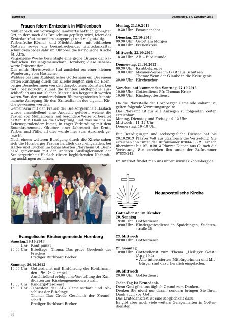 Mitteilungsblatt 17.10.2013 - Hausach