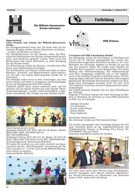 Mitteilungsblatt 17.10.2013 - Hausach