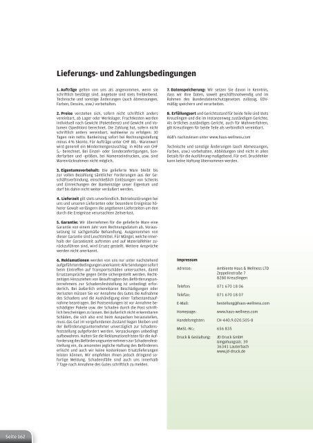 Aktueller Katalog 2012 als PDF - Ambiente Haus & Wellness