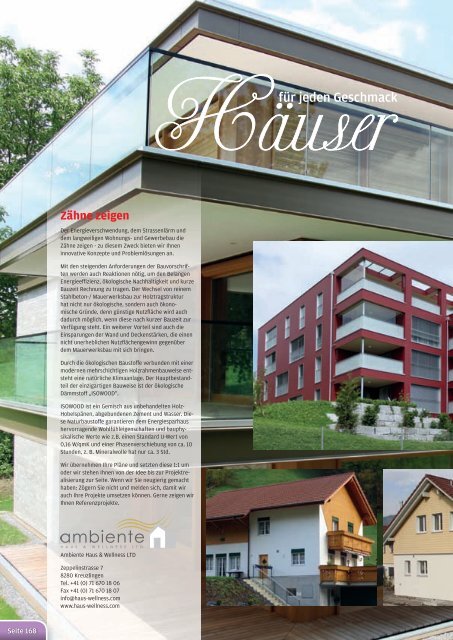 Aktueller Katalog 2012 als PDF - Ambiente Haus & Wellness