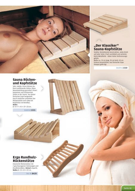 Aktueller Katalog 2012 als PDF - Ambiente Haus & Wellness