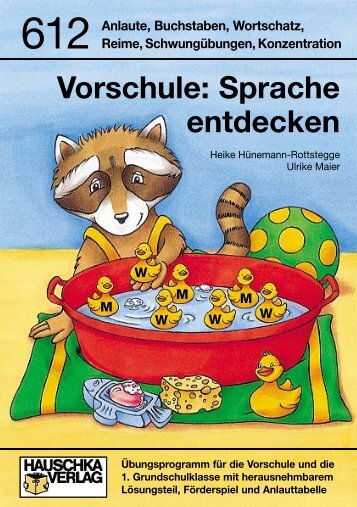 Vorschule: Sprache entdecken - Hauschka Verlag