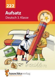 Aufsatz 3. Klasse - Hauschka Verlag