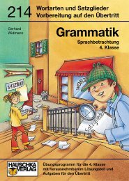 Grammatik - Hauschka Verlag