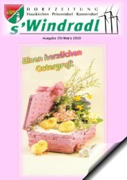 s´Windradl - Ausgabe 29/März 2010 (5,73 - Gemeinde Hauskirchen