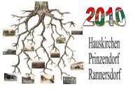 Gemeindekalender 2010 - Hauskirchen