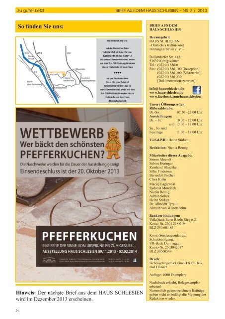 Download als PDF-Datei - Haus Schlesien