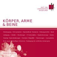 KÖRPER, ARME & BEINE - Haut- und Laserzentrum an der Oper