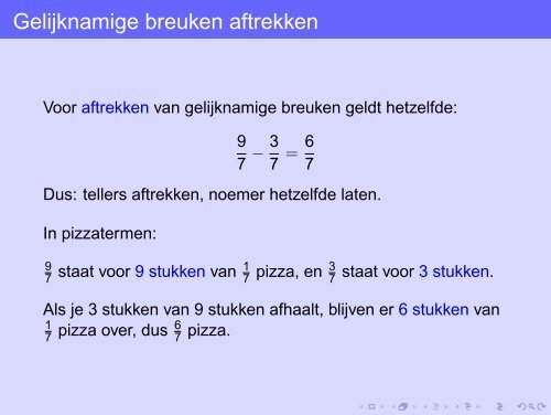 Breuken optellen en aftrekken