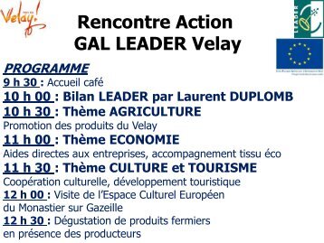 Rencontre-Action du 23 Octobre 2012 - Chambre d'Agriculture de la ...