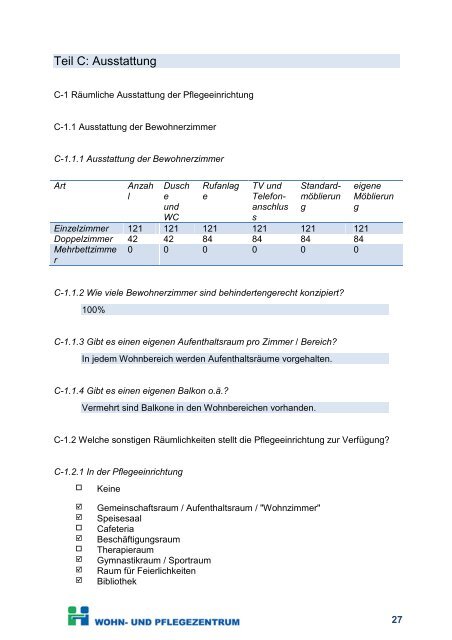 Seniorenpark Stadtforst - Havelland Kliniken Unternehmensgruppe