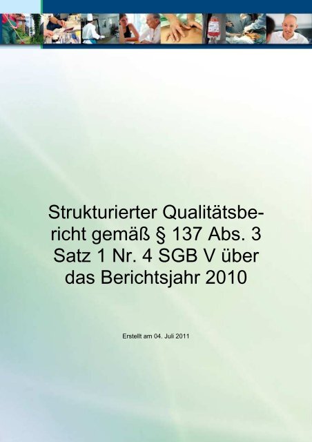 Qualitätsbericht 2010 der Havelland Kliniken GmbH - KTQ