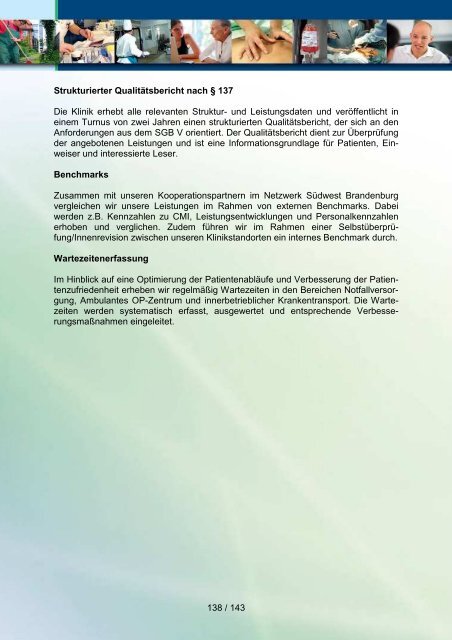 Qualitätsbericht 2010 der Havelland Kliniken GmbH - KTQ