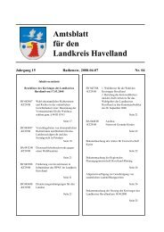 Amtsblatt für den Landkreis Havelland Jg. 15, Heft 04