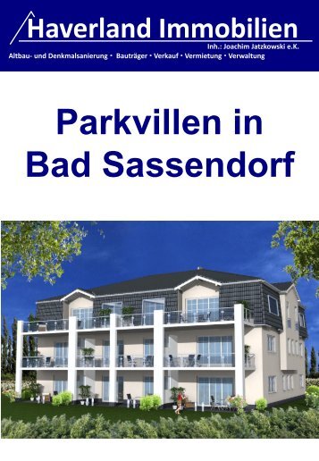 Parkvillen - Haverland Immobilien Soest